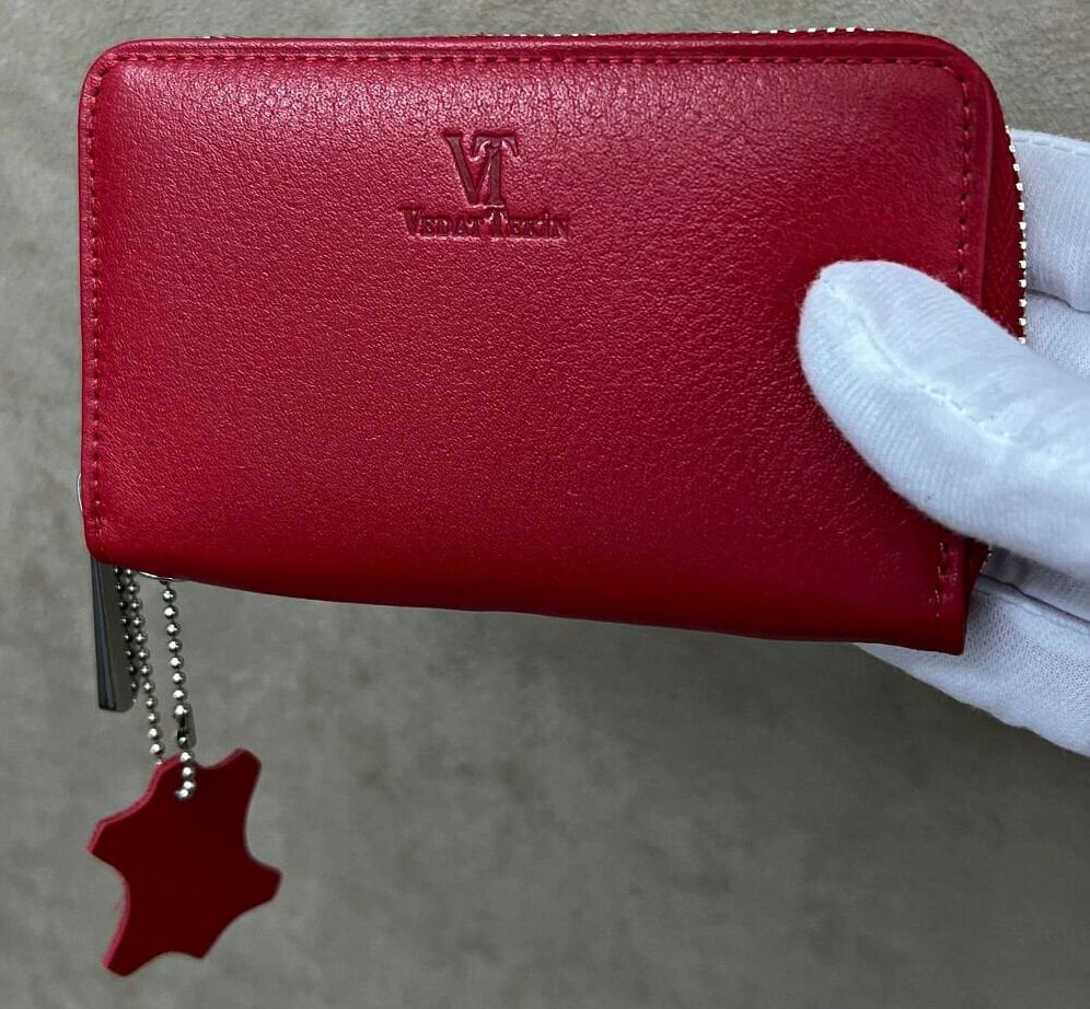 Dana Derisi Kırmızı Cüzdan 0282