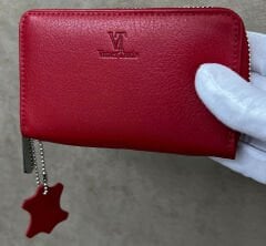 Dana Derisi Kırmızı Cüzdan 0282