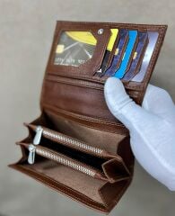 Dana Derisi Bayan Cüzdan FINDIK 210