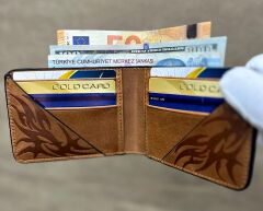 Dana Derisi TRİBAL Cüzdan Fındık 705